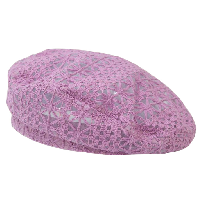 KNITTED/JACQUARD BERET HAT